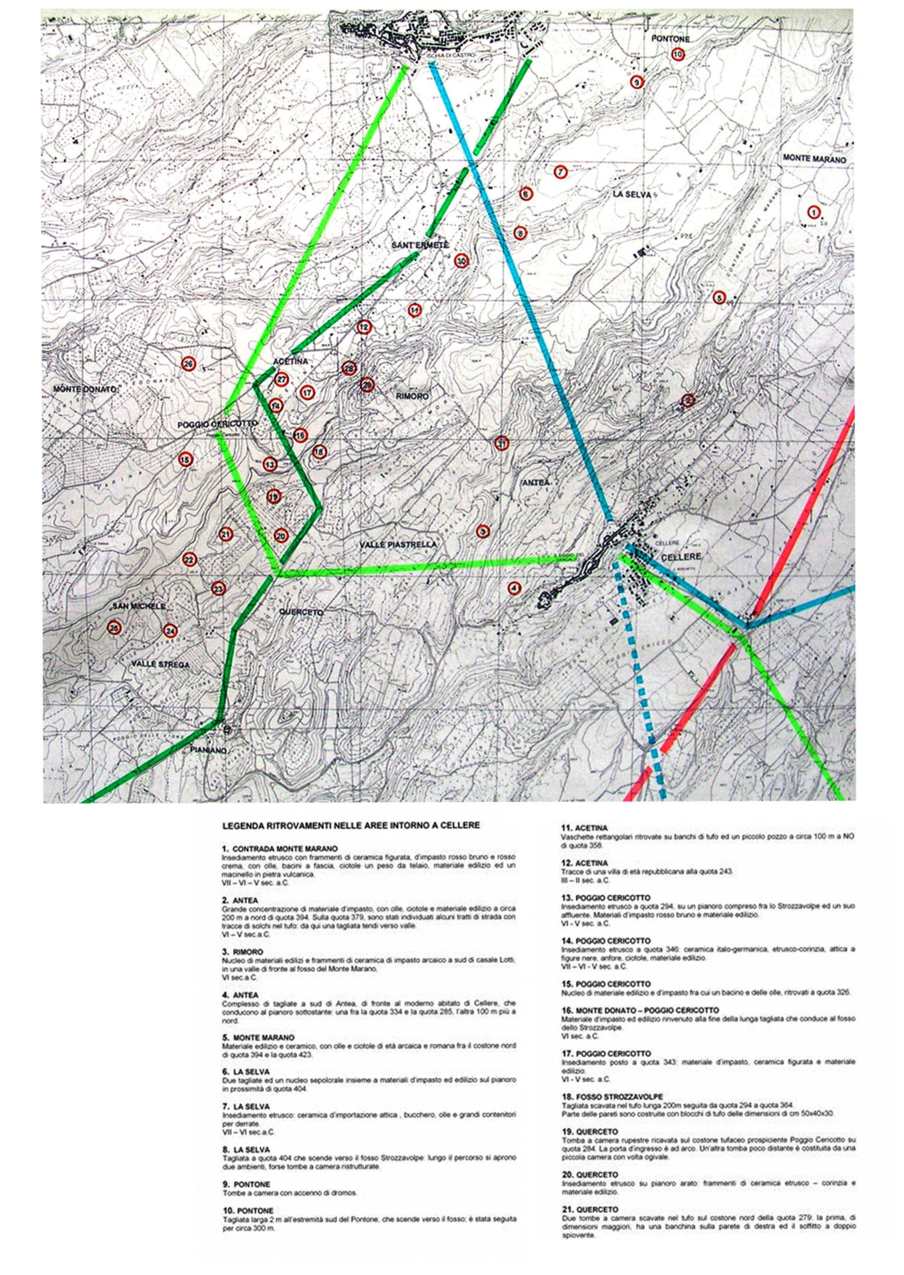 Tracce materiali per la ricostruzione di una possibile rete viaria