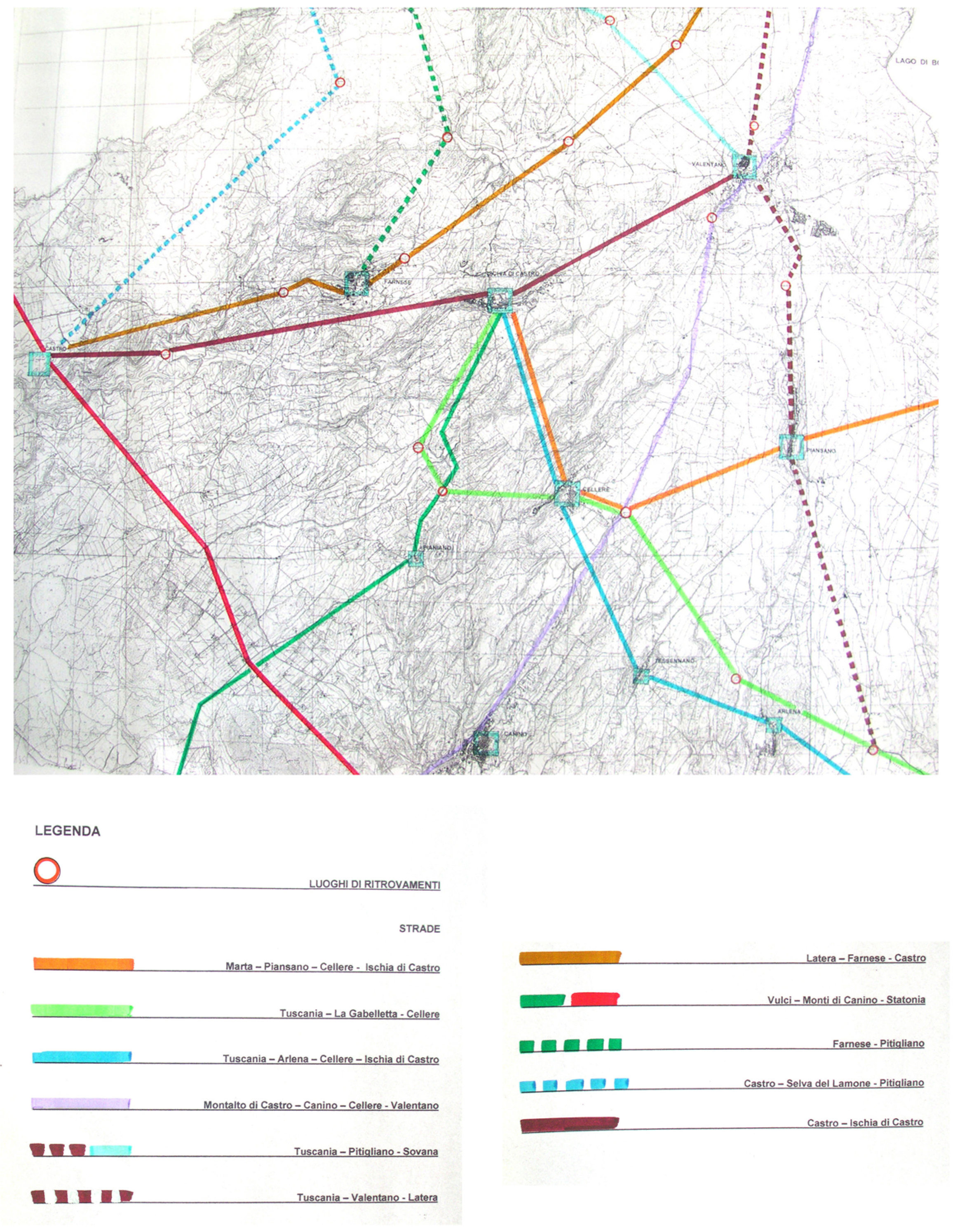 Strade etrusche e romane: possibili tracciati nei dintorni di Cellere