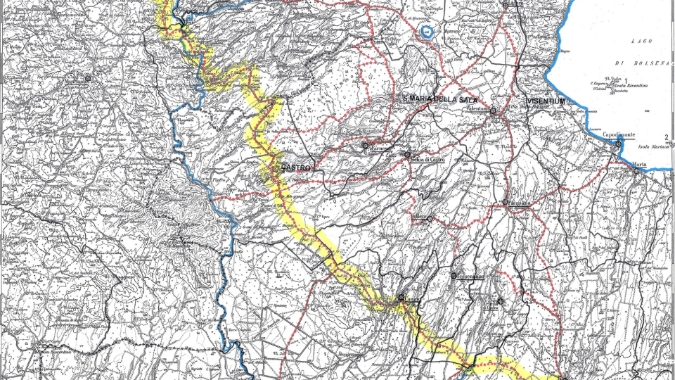 La via Clodia ed i tracciati etruschi